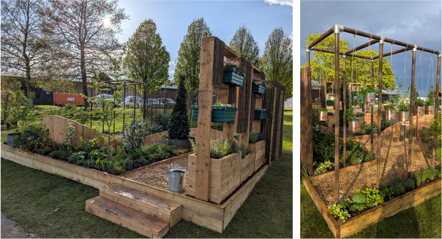 community edible garden in York